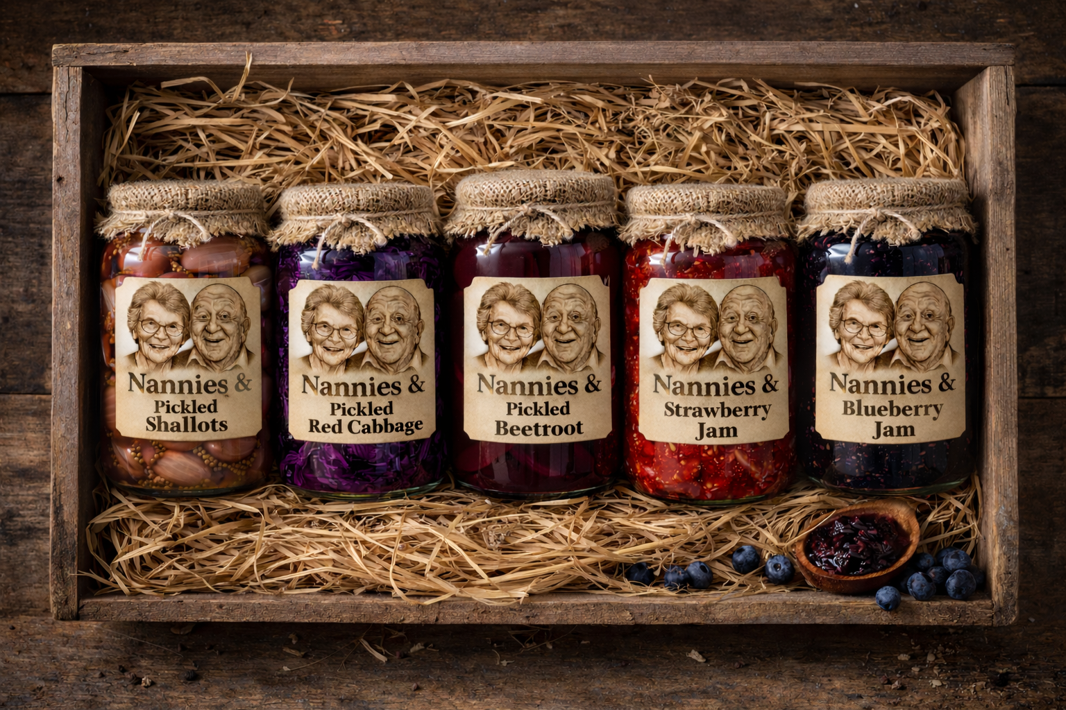 Nannies & Grandads Pickles & Jams gift pack